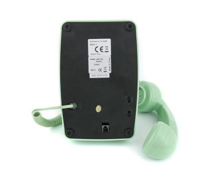GPO Retro 746ROTARYGREEN Retro draaitelefoon met draaischijf, mintgroen