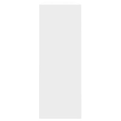 Schoenenkast 60x21x57 cm bewerkt hout wit Schoenenkast 60x21x57 cm bewerkt hout wit