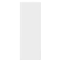 Schoenenkast 60x21x57 cm bewerkt hout wit - thumbnail