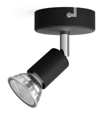 Philips Limbali 8719514465213 Plafondspot GU10 Zwart Philips Limbali 8719514465213 Plafondspot GU10 Zwart