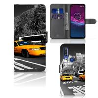 Motorola One Action | Flip Cover | New York Taxi - thumbnail