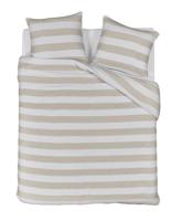 Rivièra Maison Riviera Maison Dekbedovertrek Striped - Zand 240x200/220 cm - thumbnail