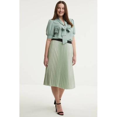 JD Williams satijnen rok mintgroen/zwart