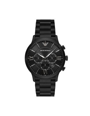 Emporio Armani heren zwart roestvrij stalen horloge AR11349