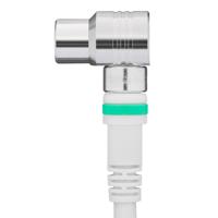 Enzo Technetics Coax aansluitkabel 5m compleet haakse plug - 2075030 - thumbnail
