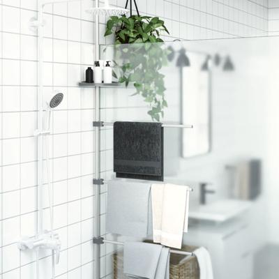 Handdoekenrek 47x280 cm aluminium