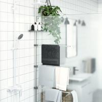 Handdoekenrek 47x280 cm aluminium - thumbnail