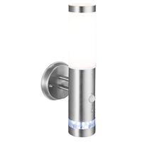 Brilliant Bole G96131/82 Buitenlamp met bewegingsmelder (wand) Halogeen E27 60 W RVS - thumbnail