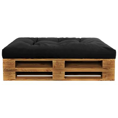 VidaXL Palletkussen 120x80x12 cm stof zwart VidaXL Palletkussen 120x80x12 cm stof zwart