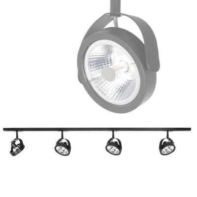 Highlight Railsysteem Trackline 150 cm + 4 Malta spots zwart Highlight Railsysteem Trackline 150 cm + 4 Malta spots zwart