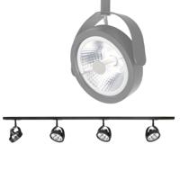 Highlight Railsysteem Trackline 150 cm + 4 Malta spots zwart - thumbnail