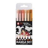 Sakura unieke manga-coll. van 6 koi colouring penseel pens - thumbnail