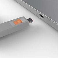 LINDY Lindy - Schloss für USB-C-Port - orange Sleutel voor USB-C-poort Set van 4 stuks Oranje Sleutelslot Incl. 1 sleutel - thumbnail