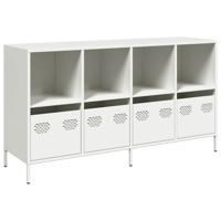 Dressoir 135x39x73,5 cm koudgewalst staal wit - thumbnail