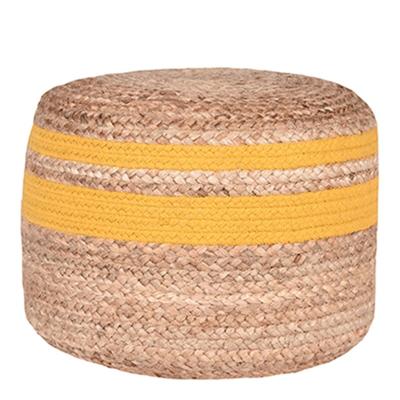 LABEL51 Poef Jute - Geel - Jute LABEL51 Poef Jute - Geel - Jute