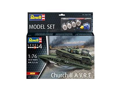 Revell 1/76 Churchill A.V.R.E. model-set Revell 1/76 Churchill A.V.R.E. model-set