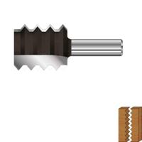 Rotec HM Verlijmfrees 'V' | GOLD-LINE | ø35 | Z=2 | d2=12 - 272.34.3500 - thumbnail