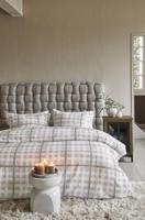 Riviera Maison Brody Zand dekbedovertrek - thumbnail