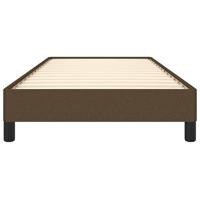 Bedframe zonder matras 80x200 cm stof donkerbruin - thumbnail