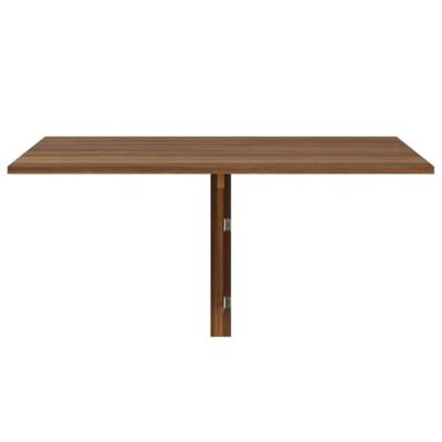 Wandtafel inklapbaar 100x60x56 cm bewerkt hout bruineiken