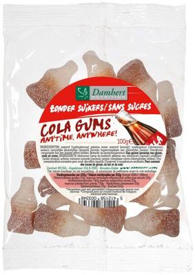 Damhert Colaflesjes zonder suikers 100 Gram