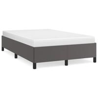Bedframe zonder matras 120x190 cm kunstleer grijs - thumbnail