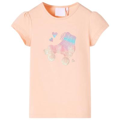 VidaXL Kindershirt 104 lichtoranje