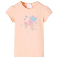 VidaXL Kindershirt 104 lichtoranje - thumbnail