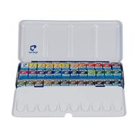 Van Gogh • aquarelverf set in metalen blik met 36 kleuren in halve napjes + 1 penseel - thumbnail