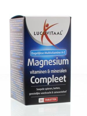 Lucovitaal Magnesium, Vitaminen & Mineralen Complee 30Tabletten