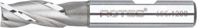 Rotec HSS-E Universeelfrees, ongecoat, ø2 - ø2x7x51xø6mm Z=3 / DIN 844-B / kort - 6050200