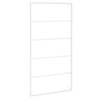 Handdoekenrek wit 60x10x116 cm staal - thumbnail