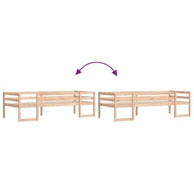 Kinderbedframe massief grenenhout 80x200 cm