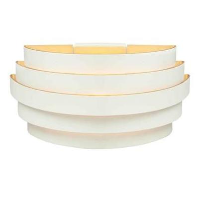 Highlight Design wandlampScudo wit met goud 25cm - W3641.00