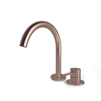 Hotbath BUDDY Wastafelmengkraan - 2 gats - Geborsteld koper PVD B123BCP - thumbnail