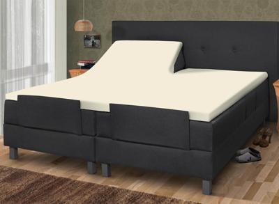 Villa Park Topper Hoeslaken - Dubbel Jersey - 180 x 200 cm - Creme