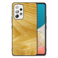 Samsung Galaxy A53 Houten Print Telefoonhoesje Licht Hout - thumbnail