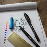 Fineliner Schneider 967 0.4mm blauw | 10 stuks - thumbnail