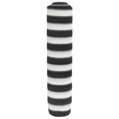 Privacynet 195 g/m² 1,8x25 m HDPE antracietkleurig en wit