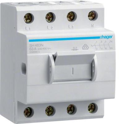 Grijs 63 A 400 V Hager SH463N