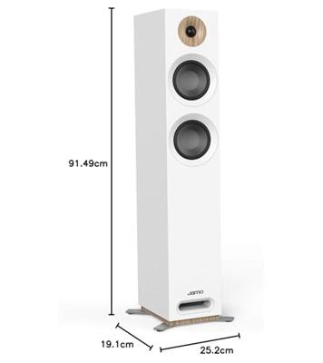 Diffusori Acustici Da Pavimento (Coppia) (S 807 White)