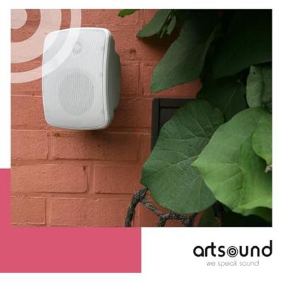 Artsound ASW55.2T Passieve Waterdichte Luidspreker - Wit (Paar)