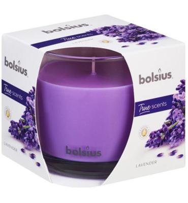 Bolsius True Scents geurglas 95/95 lavendel (1 st)