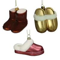 Kerstbal Pakket uggs / pantoffels - 3 stuks - thumbnail