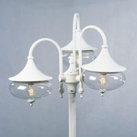 KonstSmide Klassieke lantaarnkapLibra 3-lichts wit - 621-250 - thumbnail