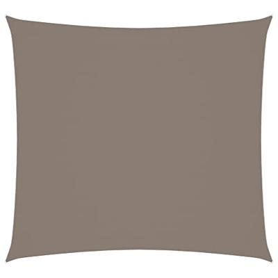 VidaXL Zonnescherm vierkant 6x6 m oxford stof taupe VidaXL Zonnescherm vierkant 6x6 m oxford stof taupe