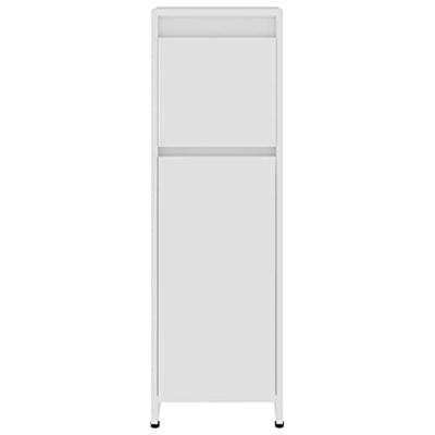 Badkamerkast 30x30x95 cm spaanplaat wit