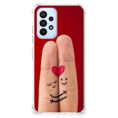 Samsung Galaxy A23 Anti Shock Bumper Case Liefde - Origineel Romantisch Cadeau Samsung Galaxy A23 Anti Shock Bumper Case Liefde - Origineel Romantisch Cadeau