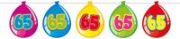 Vlaggenlijn ballonnen 65 jaar - thumbnail