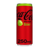 Coca-cola - Coca Cola Zero Sugar Lime Blik - 12x 250ml - thumbnail
